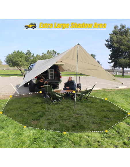 Toldo AYAMAYA para Automóviles 4,27 x 4,88 m Impermeable