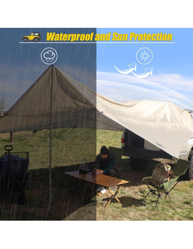 Toldo AYAMAYA para Automóviles 4,27 x 4,88 m Impermeable