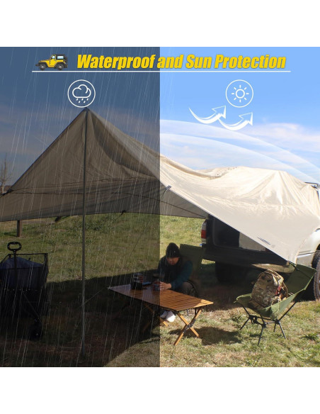 Toldo AYAMAYA para Automóviles 4,27 x 4,88 m Impermeable