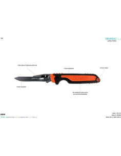 Cuchillo Fijo Gerber 31-003006 con Iniciador de Fuego 12.1cm 2