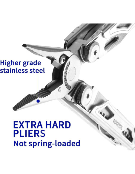 Multiherramienta ROCKTOL 22 en 1 con alicates y cuchillo