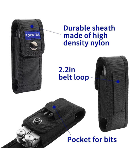 Multiherramienta ROCKTOL 22 en 1 con alicates y cuchillo