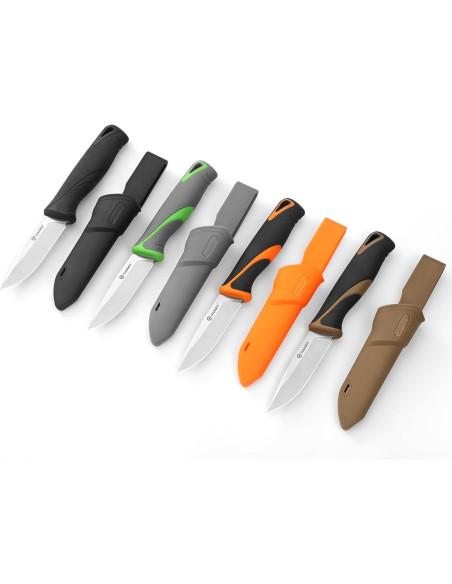 Cuchillo de Hoja Fija Ganzo G807-GY Acero 9CR14 8.8 cm Gris Cuchillo de Hoja Fija Ganzo G807-GY Acero 9CR14 8.8 cm Gris