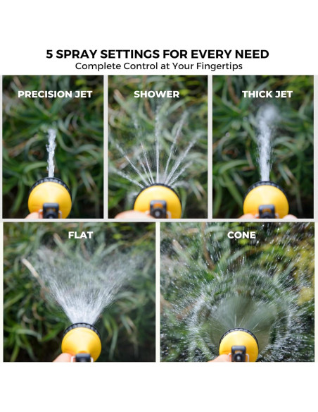 Ducha Portátil Pomo 5L Alta Presión 45 PSI Multiuso