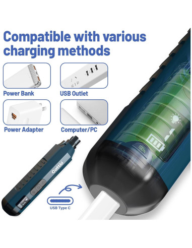 Cortador de Uñas Eléctrico Cattio para Perros y Gatos - Silencioso y Ergonómico