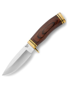 Cuchillo de hoja fija Buck Knives 192 Vanguard 21.6 cm Nogal