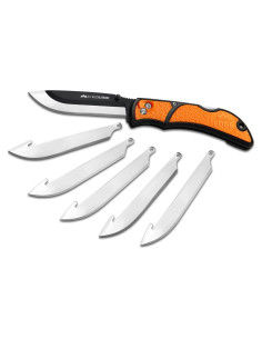Cuchillo de bolsillo Outdoor Edge RazorLite RLB-30C Naranja 6 Hojas