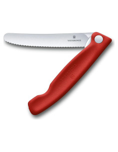 Cuchillo de Pelar Plegable Victorinox Swiss Classic 10.9 cm Rojo
