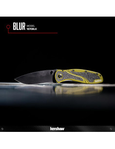 Cuchillo de bolsillo Kershaw Blur 8.64 cm acero inoxidable 2
