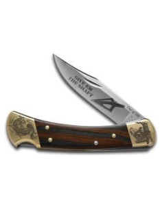 Cuchillo Plegable Buck 110 Cazador Madera Ébano 9.5 cm