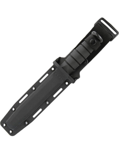 Cuchillo de Caza KA-BAR Corto Negro 23.5 cm Acero 1095