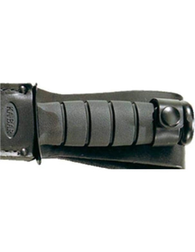 Cuchillo de Caza KA-BAR Corto Negro 23.5 cm Acero 1095