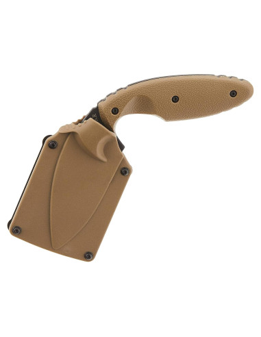 Cuchillo TDI KA-BAR 1477CB Serrado Marrón Coyote 14.29 cm