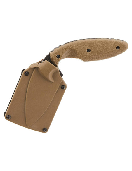 Cuchillo TDI KA-BAR 1477CB Serrado Marrón Coyote 14.29 cm