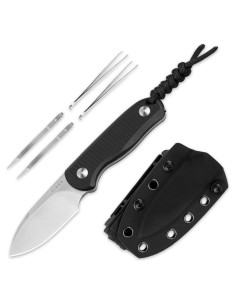 Cuchillo de hoja fija Kizer Drop Bear D2 6.53 cm EDC Camping