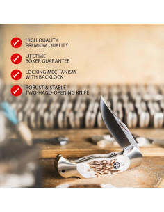 Cuchillo de Caza Plegable Boker 112004ST 18.4 cm Acero Inoxidable 2