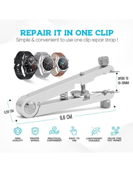 Herramienta de Pinzas de Barra de Resorte W&S - Ajustable hasta 30 mm