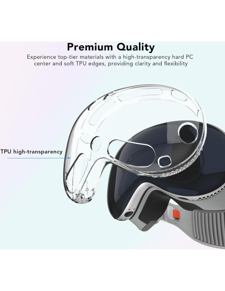 Funda Protectora TPU para Apple Vision Pro - Transparente