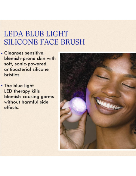 Cepillo Facial Sonic LED Azul Vanity Planet - Limpieza Profunda Cepillo Facial Sonic LED Azul Vanity Planet - Limpieza Profunda