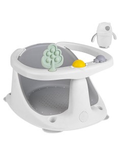Asiento de Baño para Bebés 6-24 Meses Gris Antideslizante