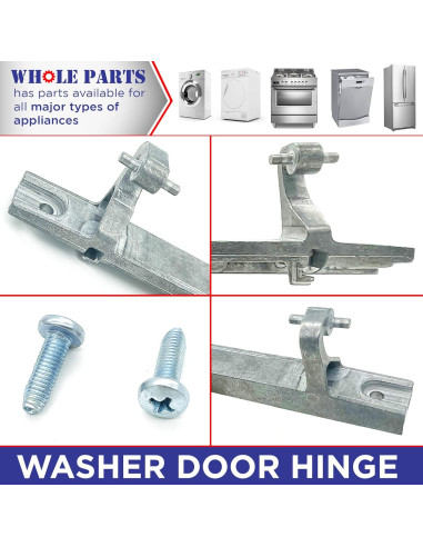Bisagra de puerta Whole Parts 00651004 para lavadoras Bosch