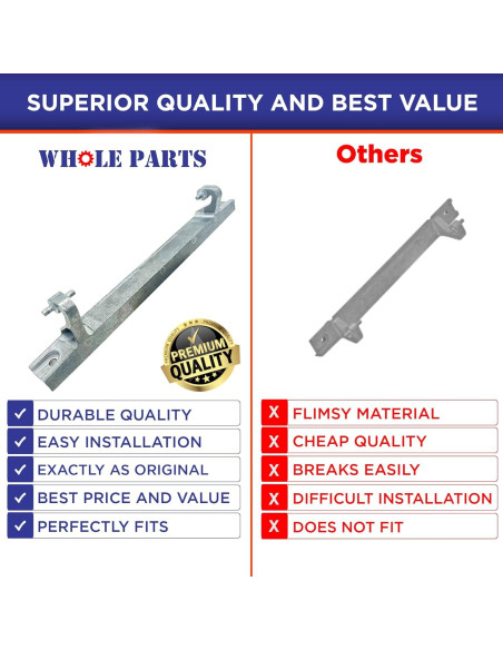 Bisagra de puerta Whole Parts 00651004 para lavadoras Bosch