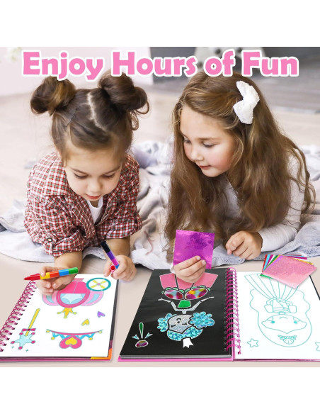 Kit de Arte en Foil FUNNYB&G Princesa 16 Tarjetas Coloridas