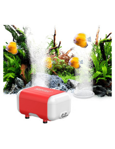 Bomba de Aire Silenciosa AQUASMITH 5200mAh para Acuarios