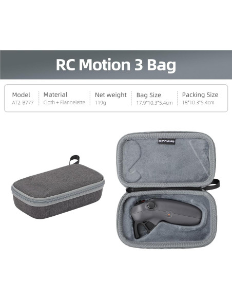 Funda Dura Portátil Anbee para Controlador DJI RC Motion 3