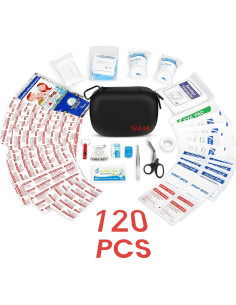 Kit de Primeros Auxilios L&L 120 Piezas Impermeable Negro 2