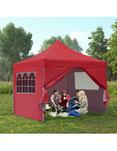 Carpa Pop Up GDY 3x3m con 4 Paredes Laterales - Azul Oscuro 2
