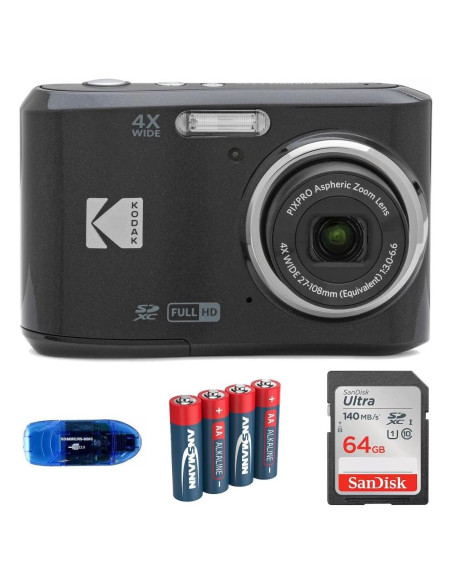 Cámara Digital Kodak Pixpro FZ45 + Tarjeta 64GB + Baterías Cámara Digital Kodak Pixpro FZ45 + Tarjeta 64GB + Baterías