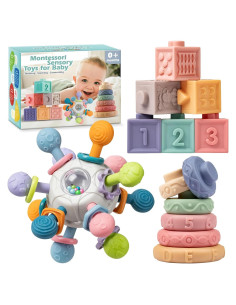 Juego de Juguetes de Dentición Jyusmile para Bebés 0-2 Años