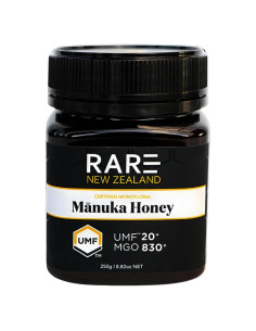 Miel de Manuka Rara UMF 20+ MGO 830+ 250g Premium Nueva Zelanda