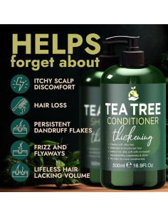 Conjunto de Champú y Acondicionador Terramed 500ml - Árbol de Té 2