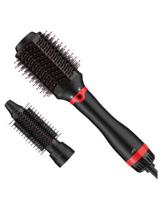 Cepillo Secador de Cabello 1200W Jiangxi SM-5308I Negro Rojo
