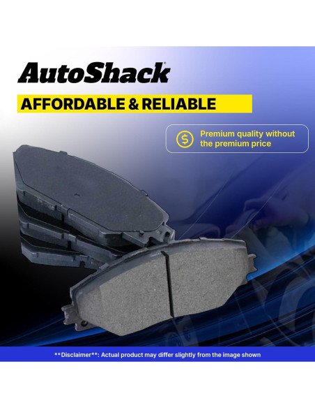 Juego de Pastillas de Freno Cerámicas Traseras AutoShack SCD1354