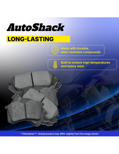 Juego de Pastillas de Freno Cerámicas Traseras AutoShack SCD1354