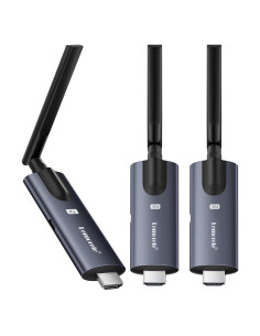 Transmisor y 2 Receptores HDMI Inalámbricos Lemorele 200m 1080P