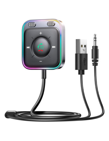 Adaptador de Coche Bluetooth 5.4 JOYROOM JR-CB3 AUX Negro