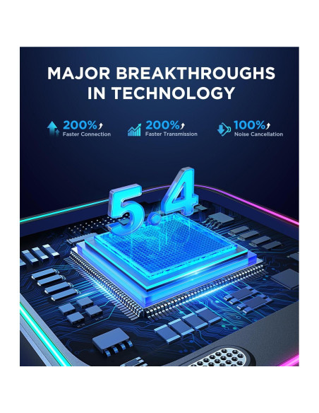 Adaptador de Coche Bluetooth 5.4 JOYROOM JR-CB3 AUX Negro