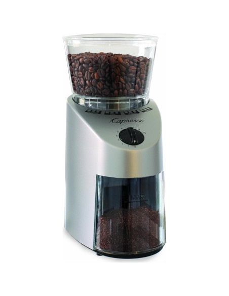 Molinillo de Café Burr Conical Capresso 560, Acero Inoxidable, 240g