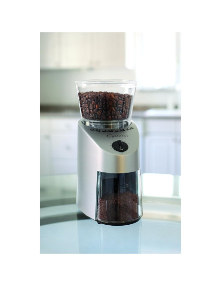 Molinillo de Café Burr Conical Capresso 560, Acero Inoxidable, 240g
