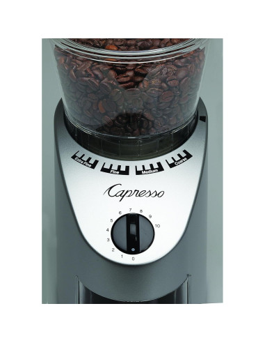Molinillo de Café Burr Conical Capresso 560, Acero Inoxidable, 240g
