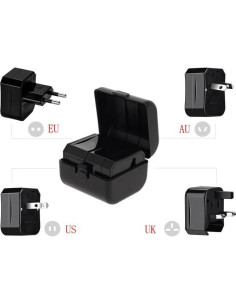 Paquete de 2 Adaptadores de Viaje Universales ThtRht 2