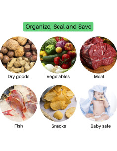 Bolsas de Vacío FOYO 18 Unidades Tamaño Galón Reutilizables 2