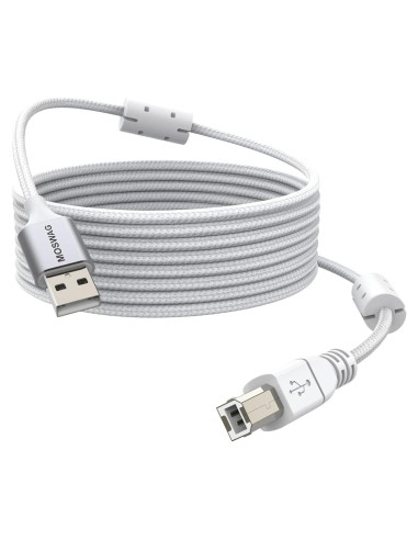 Cable de impresora USB MOSWAG 10m Tipo A a B Alta Velocidad