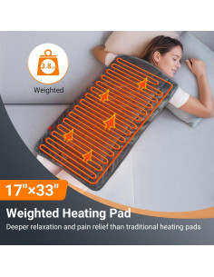 Almohadilla Térmica Extra Grande Comfytemp 43x84 cm para Alivio de Dolor 2