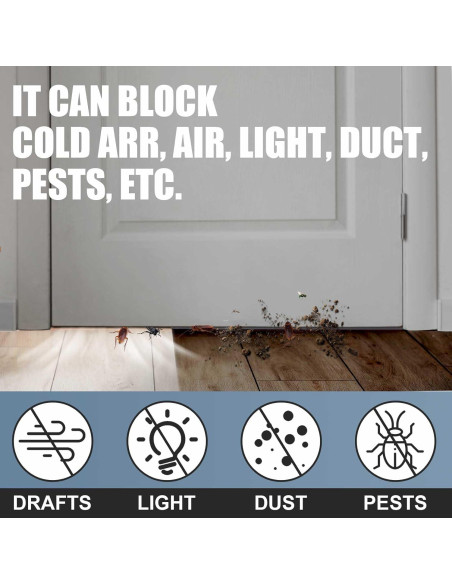 Barrera de Puerta Doble Burbuja Pushglossy 2 Pcs 91.5 cm PVC Negro