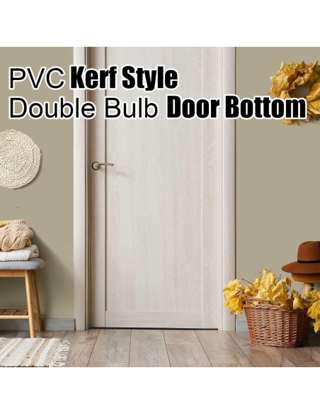 Barrera de Puerta Doble Burbuja Pushglossy 2 Pcs 91.5 cm PVC Negro